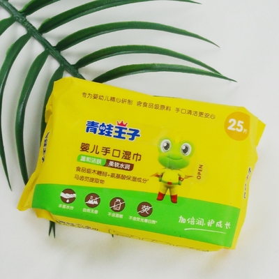 Pulizia antibatterica di cura del bambino della strofinata bagnata eliminabile non tessuta organica