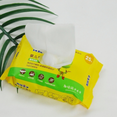 Pulizia antibatterica di cura del bambino della strofinata bagnata eliminabile non tessuta organica