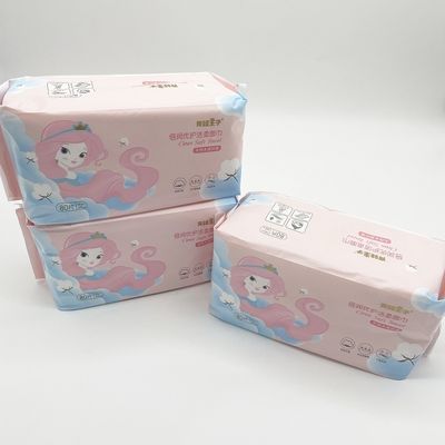 Strofinate asciutte molli biodegradabili su misura dell'etichetta eliminabili per l'adulto del bambino