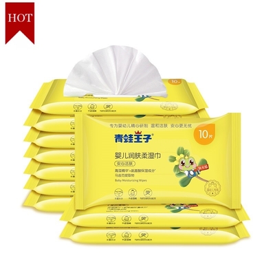 Tessuto biodegradabile Unscented delle salviettine per neonati organiche pure dell'acqua 10PCS non