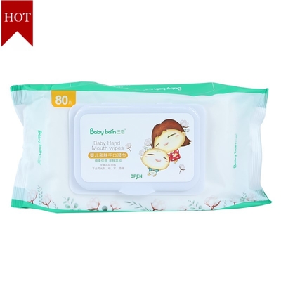 Etichetta privata su ordinazione del bambino di cura delle strofinate bagnate quotidiane sensibili organiche dell'acqua