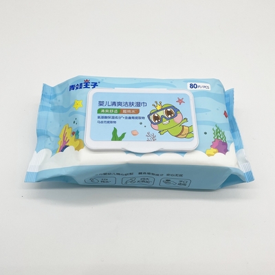 Etichetta privata su ordinazione del bambino di cura delle strofinate bagnate quotidiane sensibili organiche dell'acqua