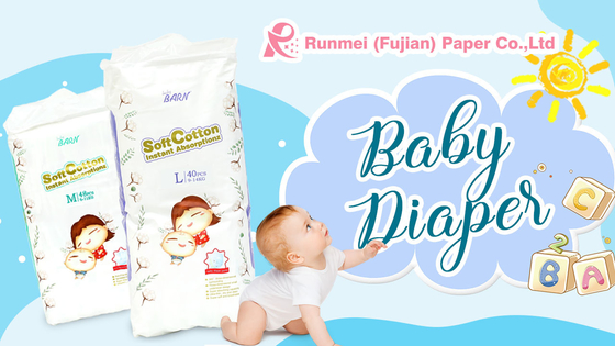 L'etichetta privata tira su direttamente l'offerta respirabile della fabbrica del pannolino di progettazione dell'OEM del pannolino del bambino