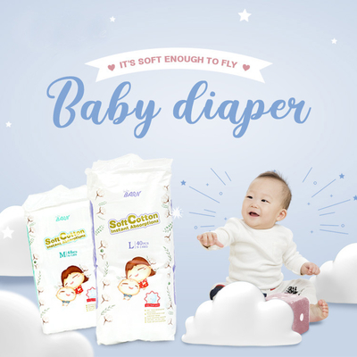 L'etichetta privata tira su direttamente l'offerta respirabile della fabbrica del pannolino di progettazione dell'OEM del pannolino del bambino