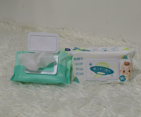 Strofinate bagnate eliminabili del cotone molle delicato di Unscented per non l'alcoolizzato neonato sensibile