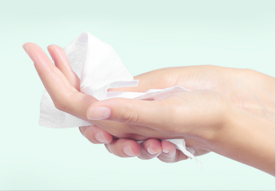 Strofinate bagnate eliminabili pulite della singola singola del pacchetto dell'OEM dell'etichetta privata mano del fronte