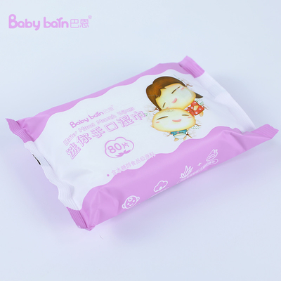 Strofinate bagnate delle strofinate del bambino bagnato eliminabile molle dei neonati