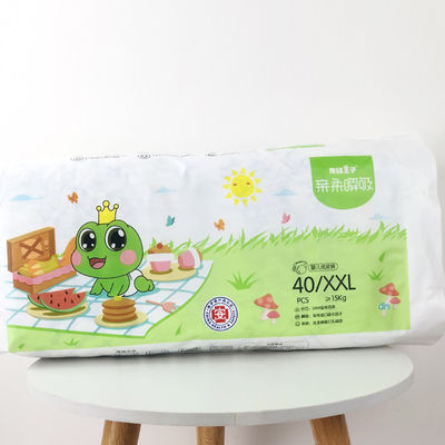 I tessuti non tessuti tirano sul pannolino del bambino del pannolino del bambino con le 4 qualità