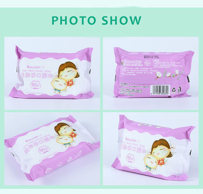 Acqua pura della salviettina per neonati 99,9% biodegradabili sensibili organici naturali eliminabili