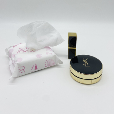 Strofinate facciali del carbone organico bagnato eliminabile delle strofinate di rimozione di trucco degli adulti
