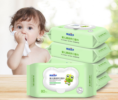Le salviettine per neonati bagnate della fibra di bambù neonata sensibile pelano la cura naturale