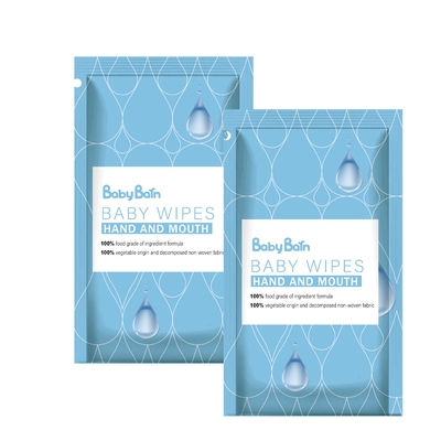 Strofinate bagnate di 99% dell'acqua del bambino di bambù biodegradabile organico della fibra per pelle sensibile