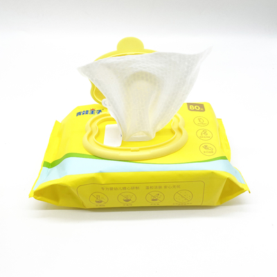 Salviettine umidificate monouso biodegradabili per la pelle sensibile del neonato, ipoallergeniche a base vegetale