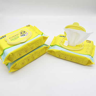 Salviettine umidificate naturali biodegradabili al 99,9% di acqua pura per la pelle sensibile del neonato