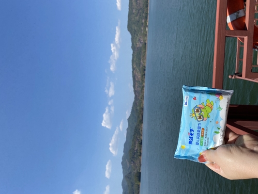 100% acqua pura Eco Friendly Biodegradabile Organica usa e getta Wet Wipe per tutte le età