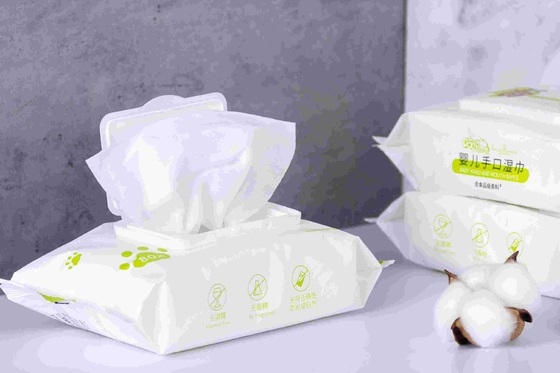 Biodegradabile 99,9 Salviette per acqua organiche pure Pulizia delle mani Salviettine umidificate usa e getta per bambini