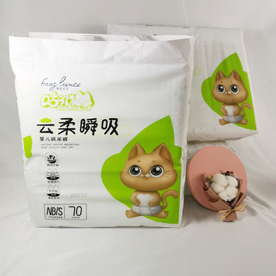 Non pannolini eliminabili del bambino del tessuto con PE Backsheet