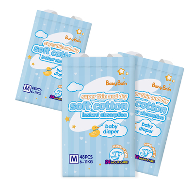anti pannolini eliminabili non tessuti del bambino della perdita 3D delicatamente respirabili