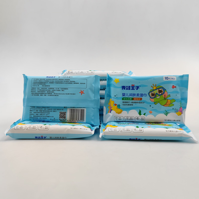 Tessuto bagnato delle strofinate del campione del bambino biodegradabile di bambù di lusso su ordinazione senza azoto del tessuto naturale