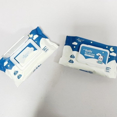 Strofinate bagnate Tiusse del neonato a base d'acqua su ordinazione di Logo Fragrance Free Bamboo Flushable