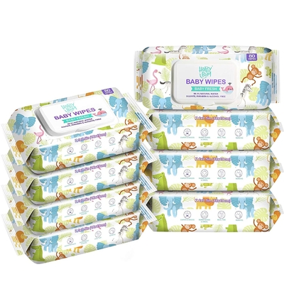 Pulizia eliminabile materiale di Spunlace delle strofinate bagnate organiche del bambino della Cina