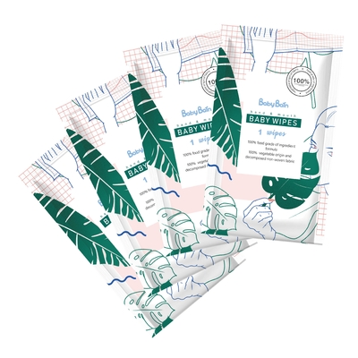 Ente ipoallergenico personalizzabile del bambino di Unscented Flushable che pulisce le strofinate bagnate del tessuto bagnato