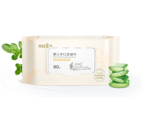 Naturale organico di Spunlace di cura di fragranza del neonato della bocca della strofinata bagnata libera molle del naso