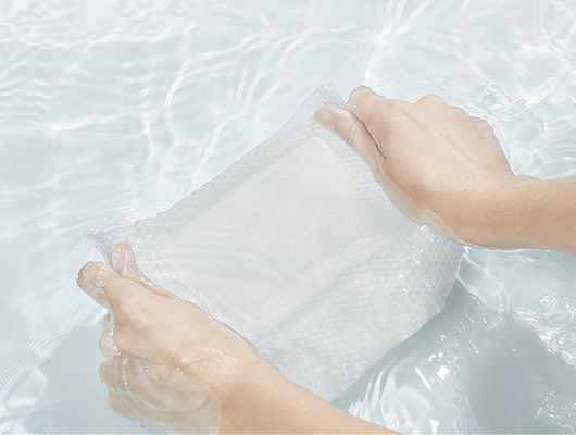 Strofinata biodegradabile organica dell'acqua delle salviettine per neonati naturali del cotone per la pelle sensibile del bambino