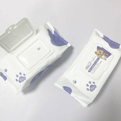 Strofinate bagnate 80pcs di Unscented del tessuto biodegradabile puro dell'acqua non per cura del bambino