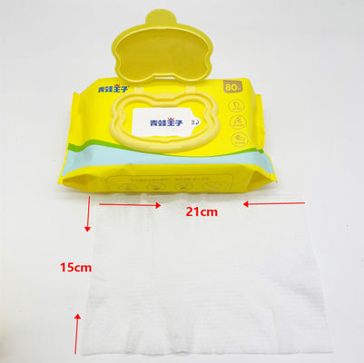 Dello scaldino tessuto bagnato eliminabile del bambino di formula morbidamente con l'odore di Unscented dell'acqua pulita