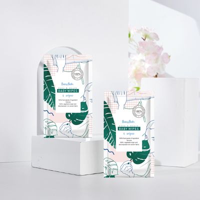 Strofinate bagnate spesse non tessute eliminabili su ordinazione di Spunlace del bambino bagnato della carta velina