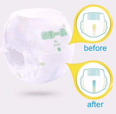 I pannolini facili del bambino di usura tirano sui pannolini eliminabili del bambino dei pantaloni