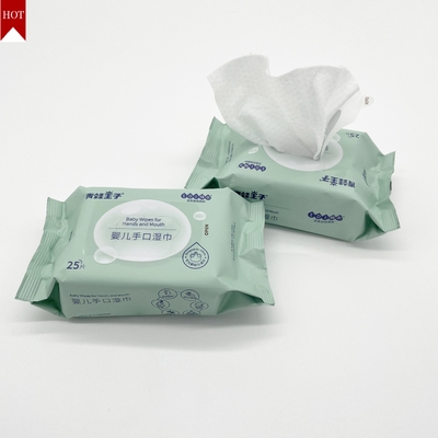 Strofinate bagnate spesse non tessute eliminabili su ordinazione del bambino di Spunlace