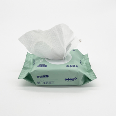 Strofinate bagnate spesse non tessute eliminabili su ordinazione del bambino di Spunlace