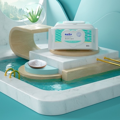 L'acqua all'ingrosso di Unscented dei pc di alta qualità 80 pulisce le strofinate bagnate del bambino per sensibile