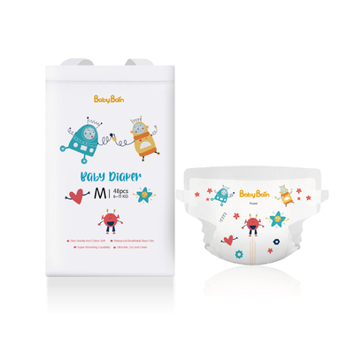 Pannolino eliminabile del bambino di vendita di prezzi del bambino del pannolino dell'alto film respirabile accessibile caldo di assorbimento