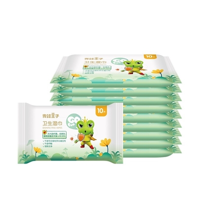 I bambini non tessuti dell'OEM 72pcs si preoccupano le strofinate bagnate eliminabili biodegradabili del cotone senza alcool