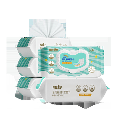 Le strofinate bagnate Unscented del bambino a base d'acqua del bambino 99,9% biodegradabili della strofinata sensibile