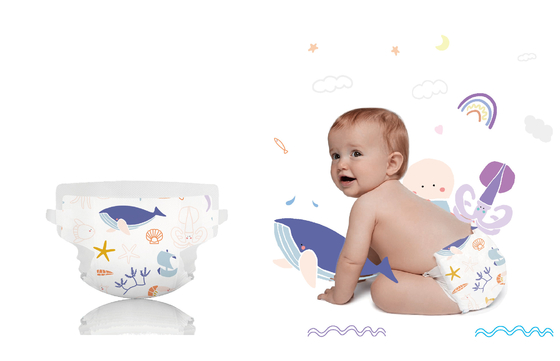Pannolino respirabile Backsheet del bambino del film del pe con progettazione di personalizzazione
