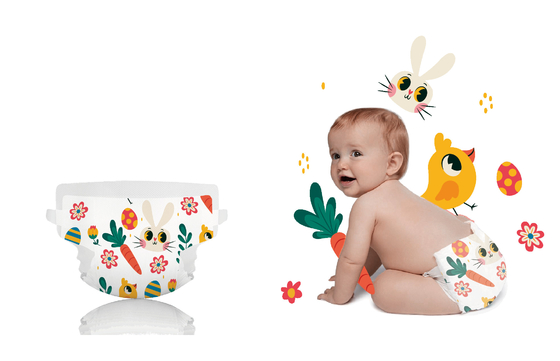 Non grado eliminabile del pannolino C del bambino di Softable dei tessuti