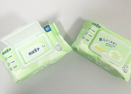 Le salviettine per neonati organiche dell'acqua di 99% private identificano non il bambino del tessuto strofinate bagnate