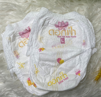 Pantaloni eliminabili assorbenti eccellenti su ordinazione del bambino dei pannolini dei pannolini del bambino