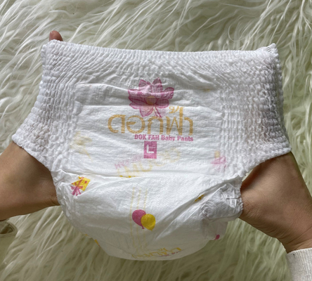 Pantaloni eliminabili assorbenti eccellenti su ordinazione del bambino dei pannolini dei pannolini del bambino