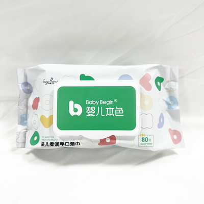 Bambù organico delle strofinate bagnate del tessuto del bambino di pulizia personale su misura di cura per pulizia del bambino