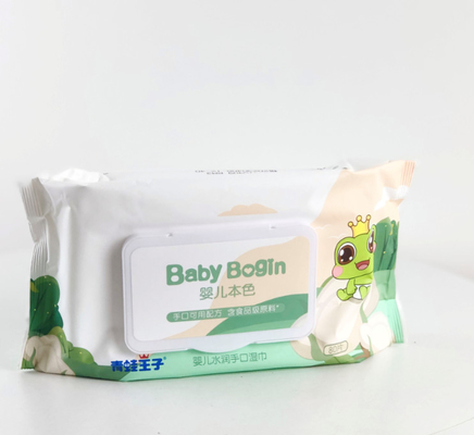 L'etichetta privata su misura ha compresso la spinta eliminabile degli asciugamani bagnati che pulisce le strofinate bagnate di plastica