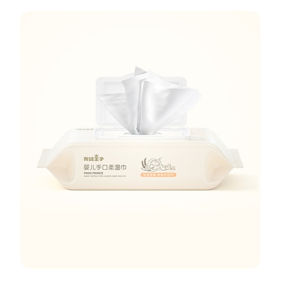 Ispessisca l'etichetta privata di Flushable delle strofinate bagnate eliminabili naturali del bambino biodegradabile