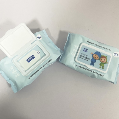 Strofinate bagnate amichevoli sensibili molli di prezzo franco fabbrica sveglio dell'etichetta privata per il bambino