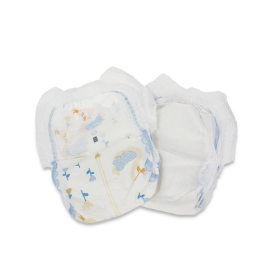 La cintura elastica 360 tirare sulla lanugine del pannolino del bambino spappola i pantaloni di formazione eliminabili