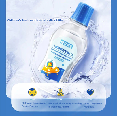 lepidottero fresco di cura del colluttorio 260ml di igiene orale dei bambini orali dello strumento l'anti