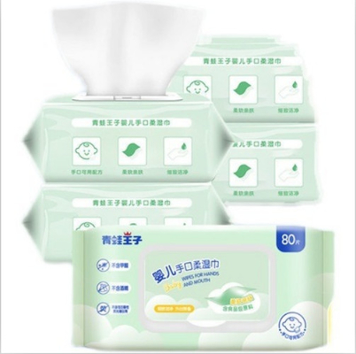 Multi strofinate bagnate eliminabili non alcoliche di scopo per la mano e la bocca pulite